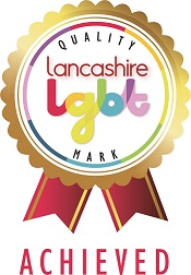 The symbol indicating that an organisation holds Lancashire LGBT Quality Mark